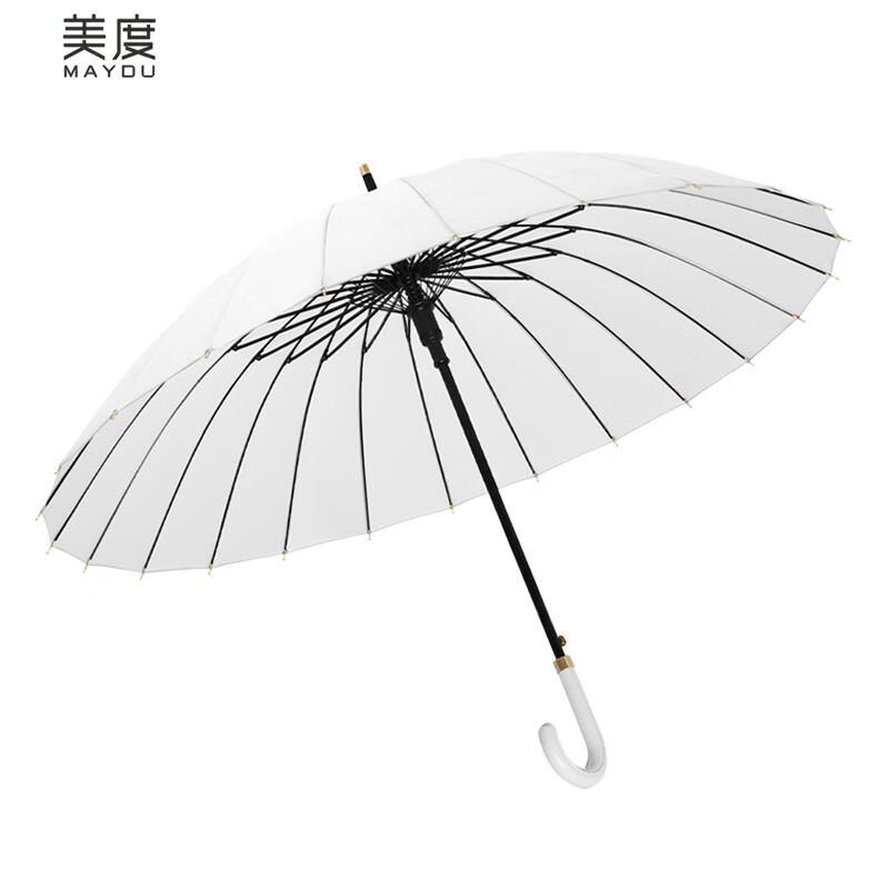 Mido 24-Rib Automatic Windproof Long-Handle Umbrella