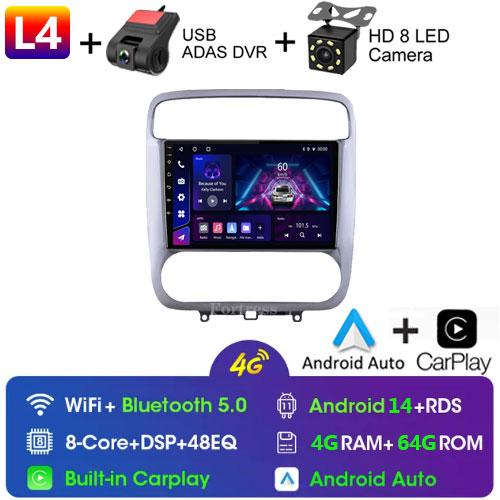 Fortress For Honda Stream 2000 - 2006 Car Radio Multimedia Video Player Navigation GPS Android No 2din 2 din dvd AT/MT