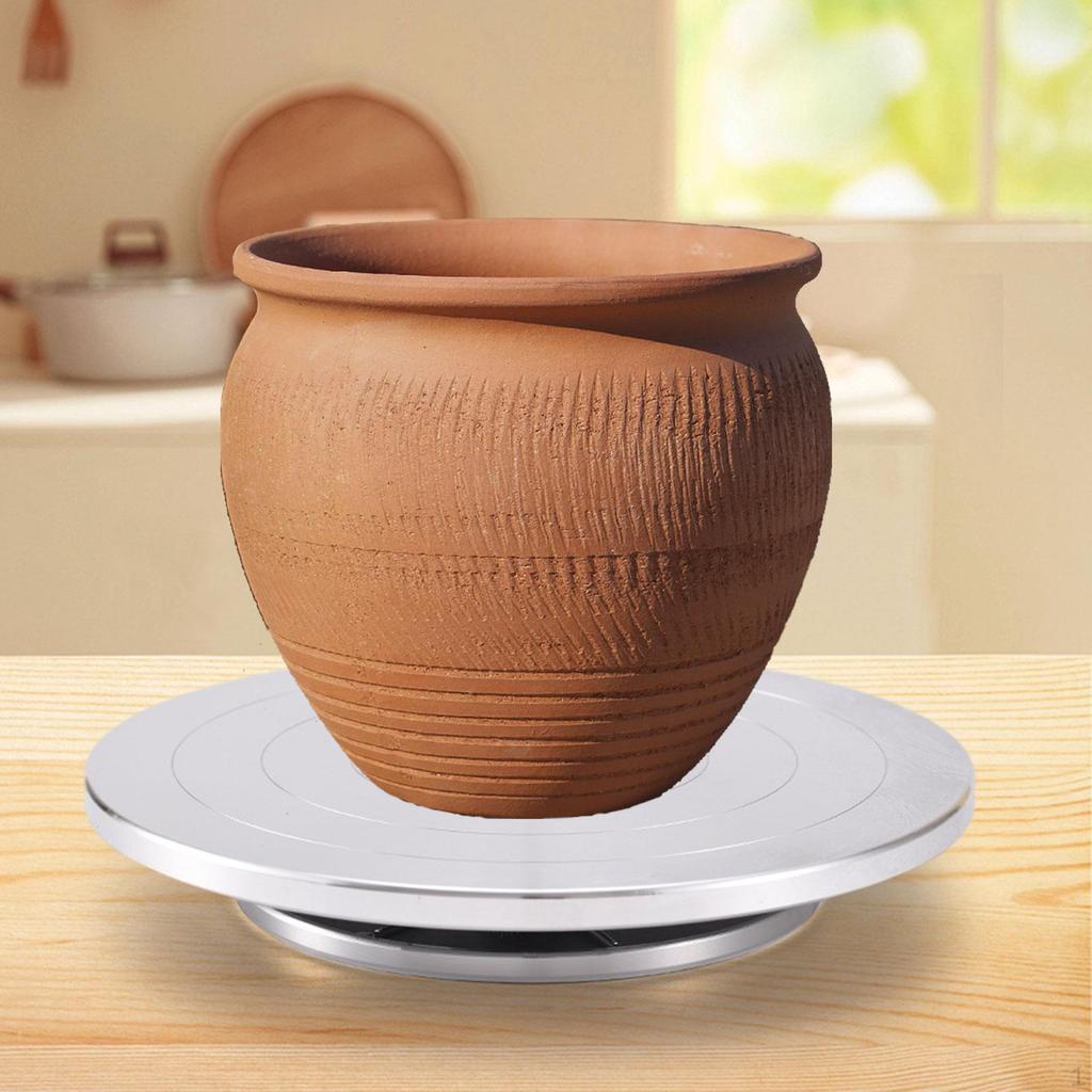 Sculpting Wheel Heavy Duty Pottery Turntable for Ceramic Art Student Forming 11cmx7cmx1.4cm