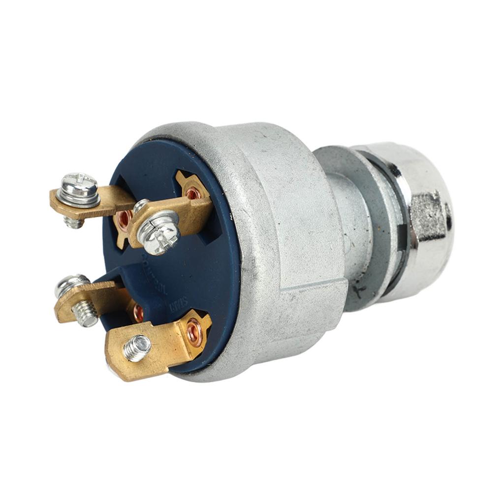 Ignition Starter Switch 9G7641 4 Wire Ignition Key Start Switch with 2 Keys Replacement for Caterpillar CAT Excavator