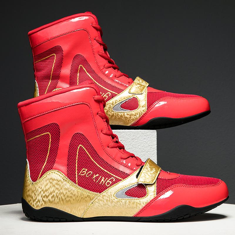 Herren Ringerschuhe Hohe Qualität Sportschuhe Damen Boxschuhe Herren Kampfsportschuhe Wettkampf Spezialschuhe Dämpfung