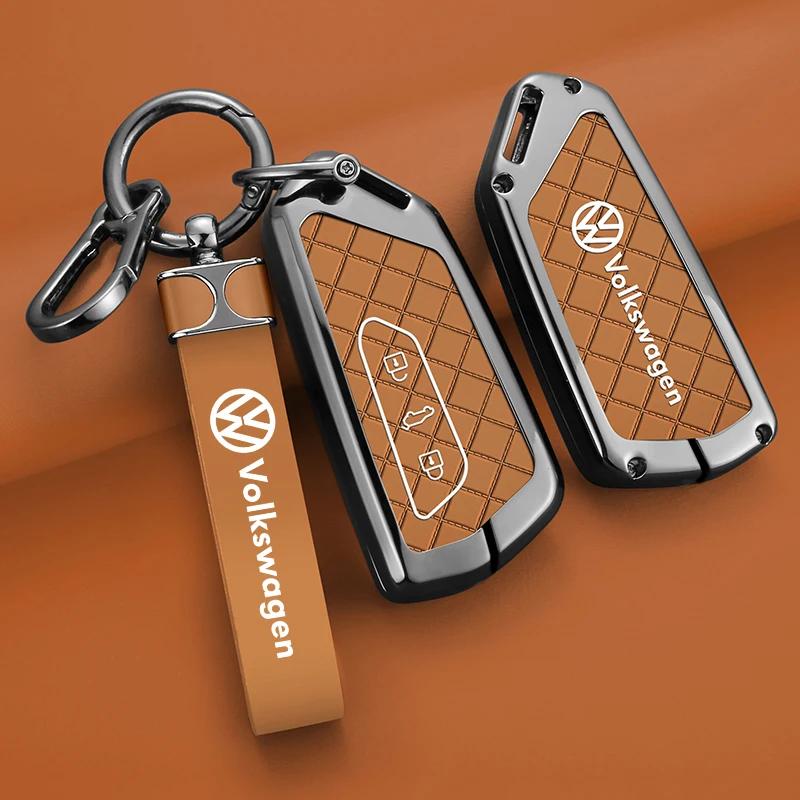 PCVHD1 2026 Hot Styling Mouldings For VW Volkswagen Jetta MK5 Golf New Car Remote Smart Key Case Cover Protector Holder Shell For VW Vo