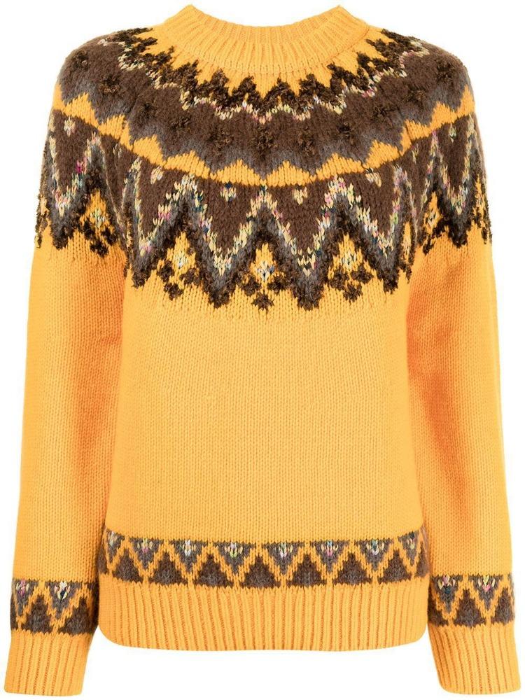 Damen Rundhals Colorblocking Locker geschnittener Mode-Pullover Strickoberteil Luxuriöses Relaxed-Fit Schlankmachendes und Vielseitiges Oberteil