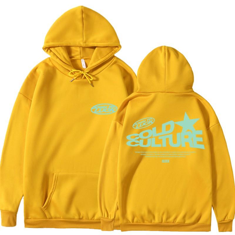 Girls Winter Hoodie Fleece Lined Loose Fit Printed Sweatshirt Streetwear