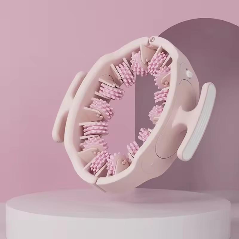 Ring Leg Massager Massage Roller Detachable Handles for Full Body Neck Shoulder Abdominal Muscle Slimming Relaxation