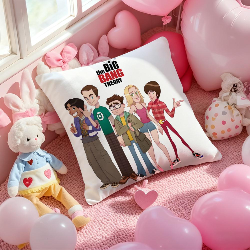 Housse de coussin The Big Bang Theory Housse de coussin imprimée pour canapé de salon et décoration de chambre