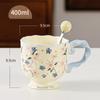 Ceramic Goblet Gift Box for Teacher Cup Souvenir Mug Underglaze Colored Water Cup for Household Coffee Cup for Women