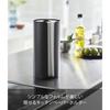Yamazaki Tower Kitchen Paper Holder, Black, Approx. 11.5cm W x 11.5cm D x 24.5cm H, Easy-to-Cut, 5572