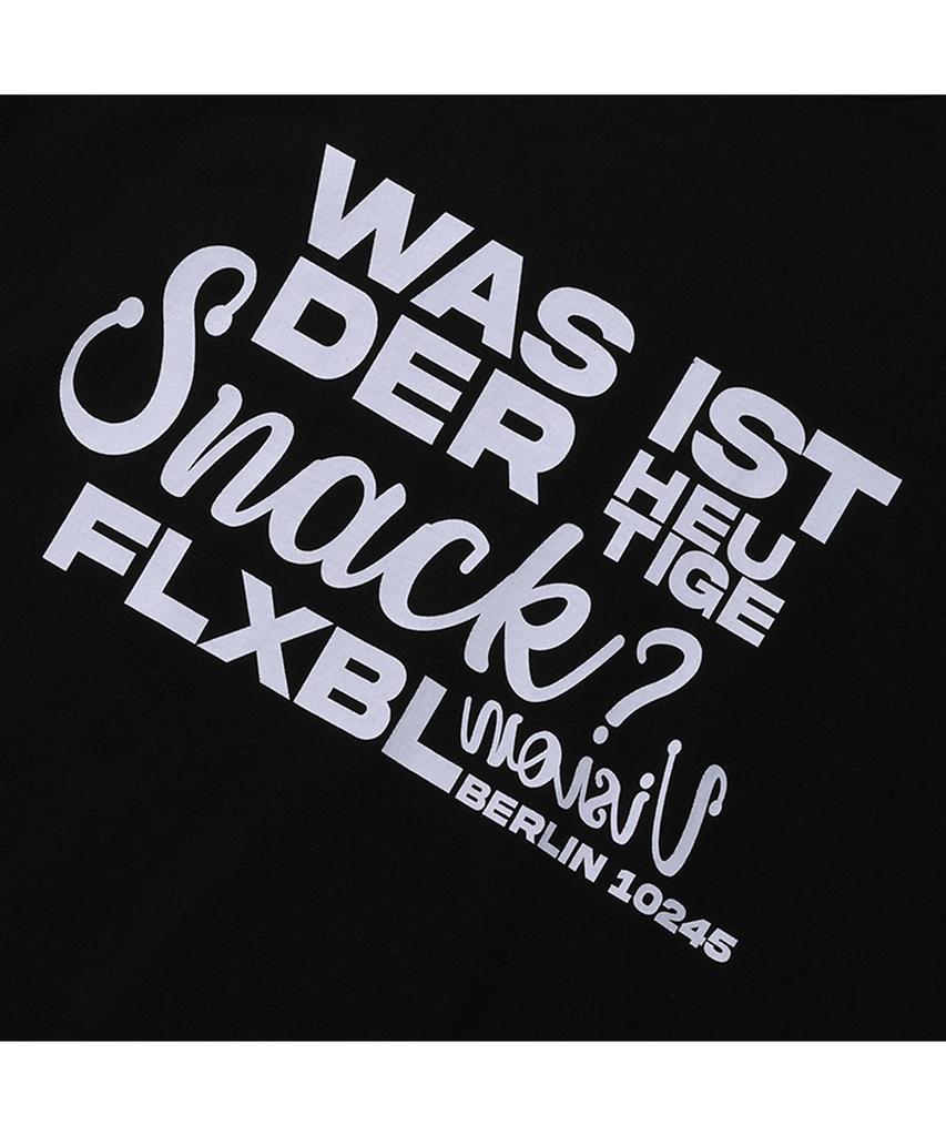 Flexible German Lettering Tee Black