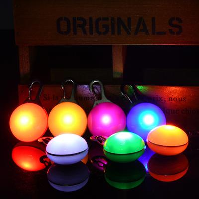 Runde LED leuchtende Haustier Hund Welpe Katze Sicherheit Nachthalsband Pendelleuchte