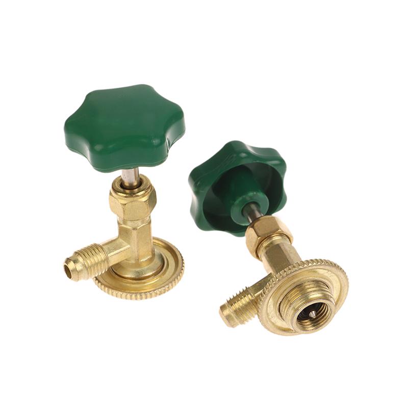 1Pc Low Pressure Dispensing Valve Bottle Opener 1/4 Sae Connector Mayitr Refrigerant Bottle Can Tap For R22 Gas