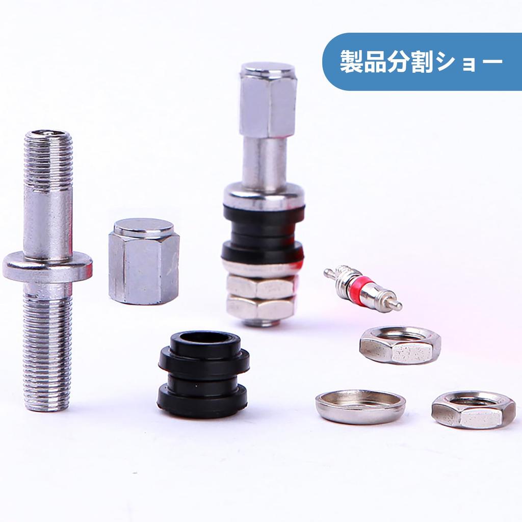 Tire Valves [Set of 8] Metal Valve Stem, Tire Air Valve, Metal Tubeless Valve,