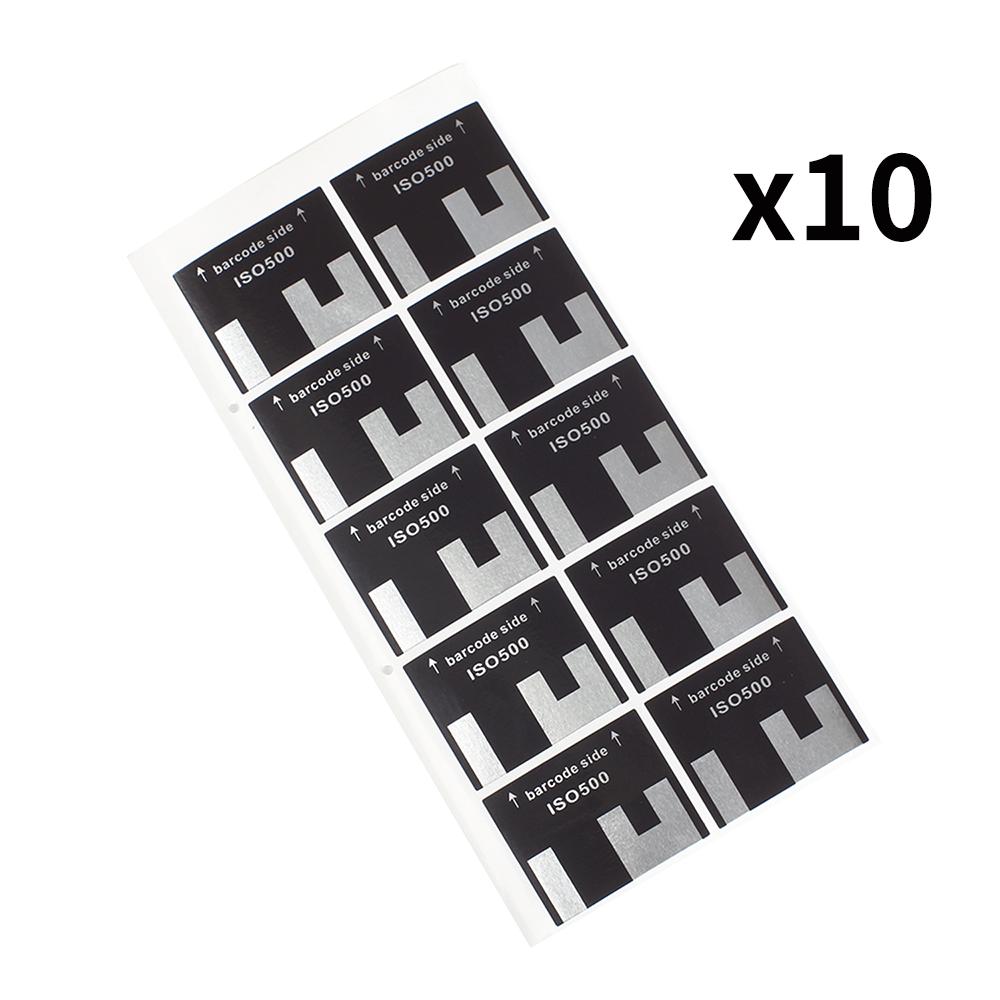

10pages 135 35mm Film Cassette DX Code Sticker ISO50 100 200 250 400 500 Bulk Film Label Hand Roll Auto-ISO Detected