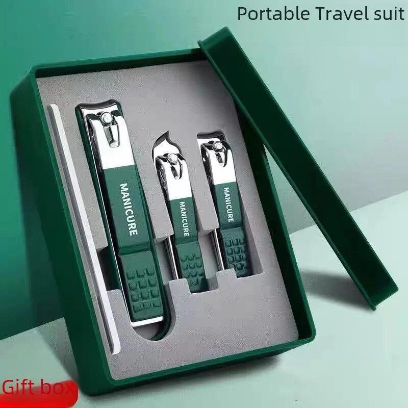 

Набор кусачек для ногтей для домашнего использования, набор инструментов для маникюра из нержавеющей стали, 4 предмета, включает в себя ножницы для ногтей, пилку для стрижки ногтей