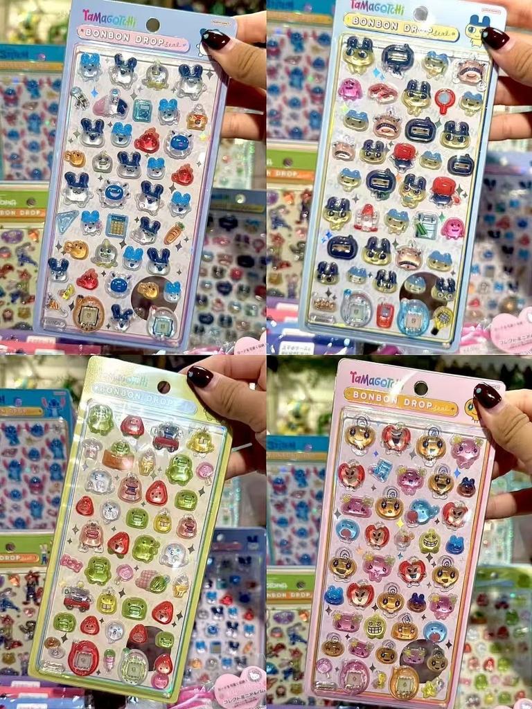 Kawaii Cartoon Soft Cute Little Rabbit 3D Pinching Relaxing Butt Stickers Cute DIY Mobile Book Decoration Stickers Festival Gift