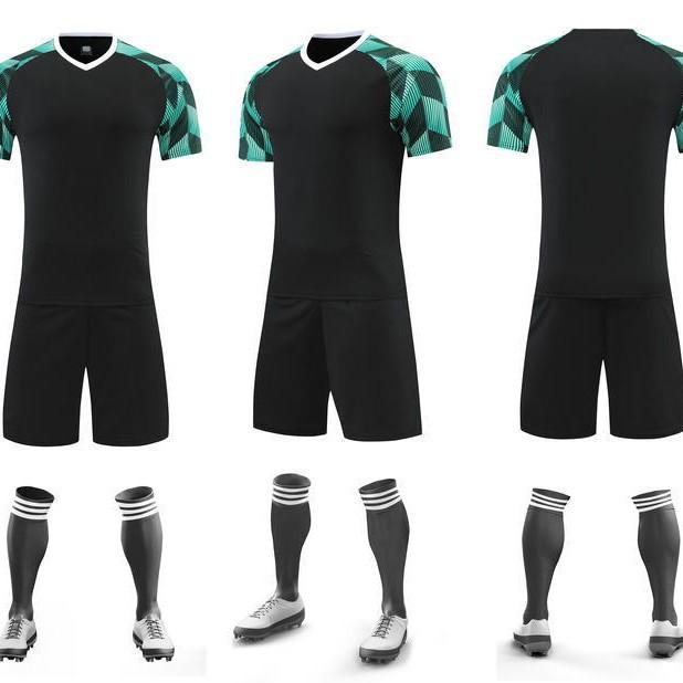 New Football Jersey Suit Men'S Short-Sleeved Adult Jersey Team Training Zq1001 Quick-Drying