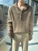 Autumn & Winter Women's Mink Velvet Knit Twist Hoodie - Heavyweight, Loose Fit, Casual Cashmere Sweater