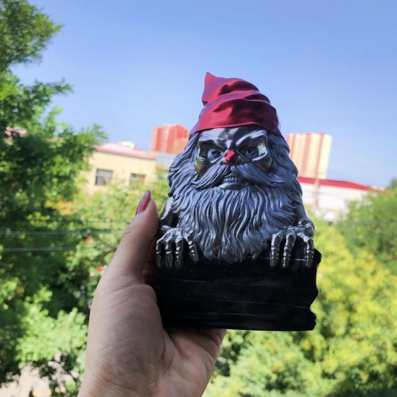 Weihnachts-Gesichtsloser Zwerg Wanddeko Silikonform Personalisierbare Weihnachts-Wanddeko Harzform Einzigartige Gips-Epoxidharzformen