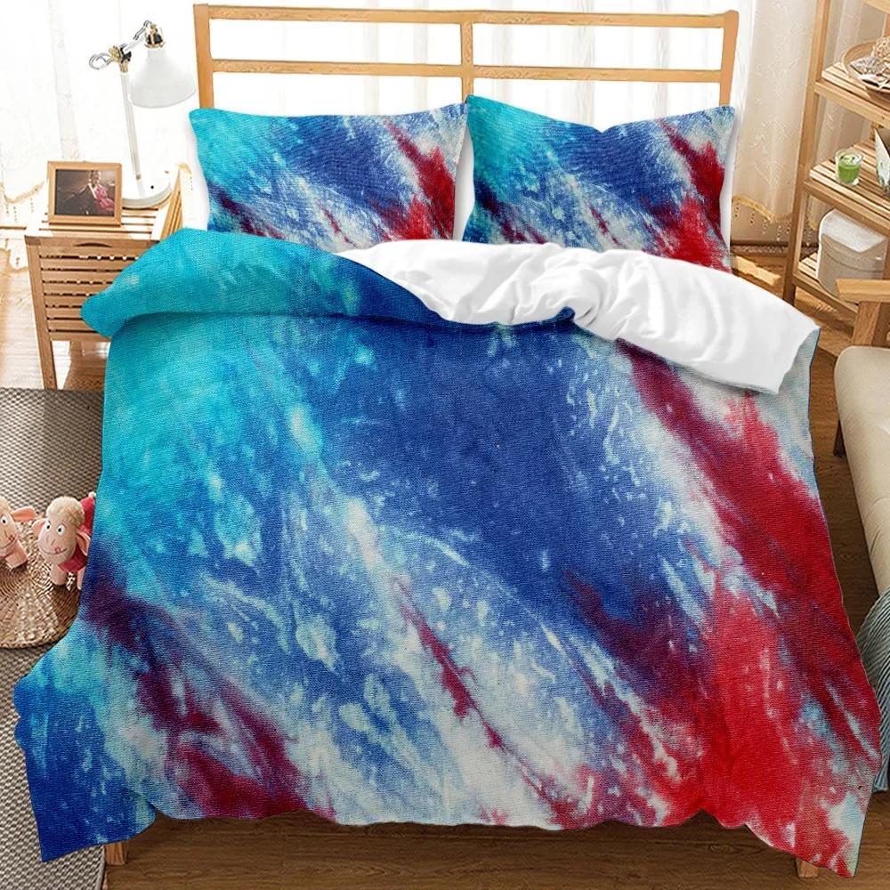 Comforter S Simple Personalized Watercolor Painting Bedding Set Winter S Kids Adult Bedding Geometric Bed Sets