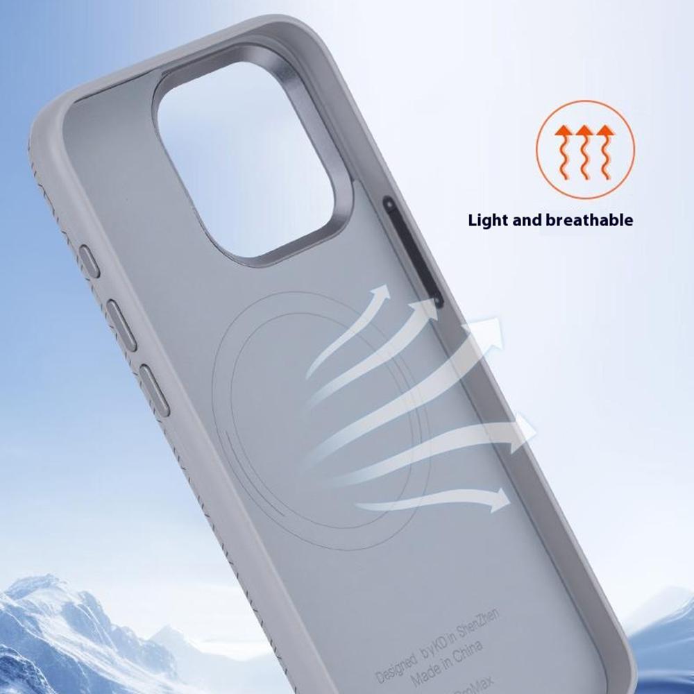 For iPhone 16 Pro Case Compatible with MagSafe Anti-Drop PU+TPU Phone Cover Geometric Pattern
