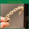 Vintage Stil Zirkon Schmuck Kette Armband Für Damen Lässige Accessoires