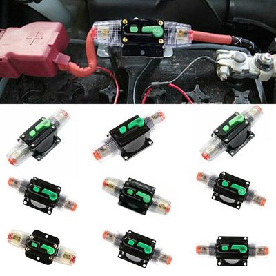 10A-100A Circuit Breaker Fuse Reset 12V-48V DC Car Boat Car Waterproof 4/8 Awg