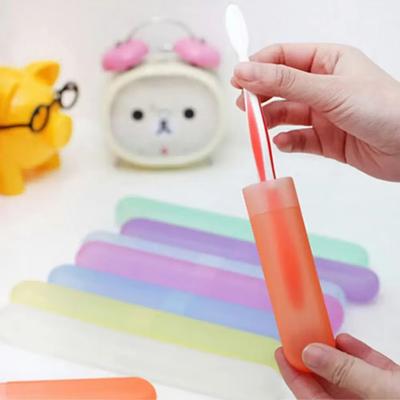 Ravel Portable Toothbrush Box, Breathable Toothbrush Storage Box, Frosted Dustproof Toothbrush Protection Box, Toothbrush Cover