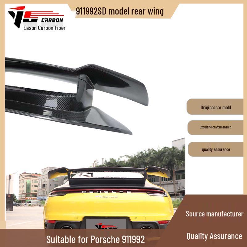 Carbon Fiber Rear Spoiler for Porsche 911/992SD (2019-IN)