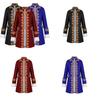 Epic Fantasy Mens Tailcoat Jacket With Stand Collar For Cosplay Events