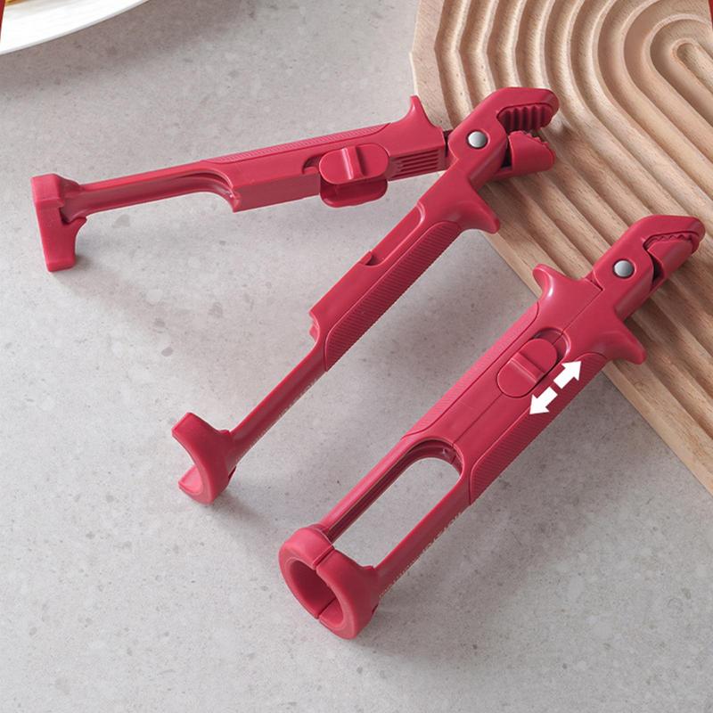 Chwytak do gorących talerzy, klamra do talerzy chroniąca przed poparzeniem, antypoślizgowe szczypce 2 w 1 do gorących misek, izolacja termiczna, uchwyt do garnka, klamra do pieczenia, grillowania