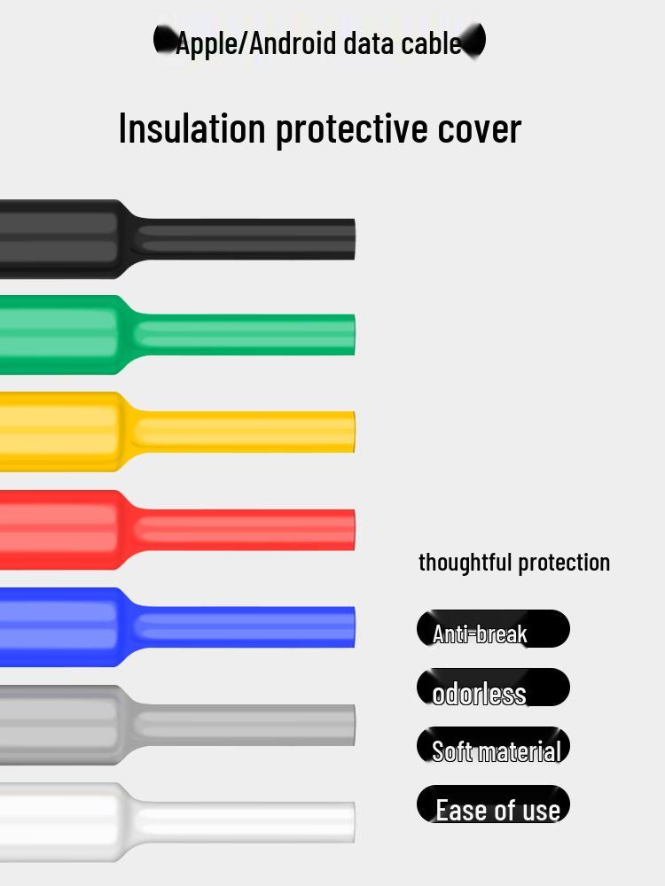 Colored Heat Shrink Tubing for Wire Insulation and Protection