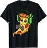Pizza Gamer Love Play Video Games Funny Controller Headset Gift Unisex T-Shirt