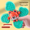 Children's Baby Dining Table Toy: Suction Cup Spinner and Cartoon Rotating Top