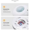 1 Set Ac110-240V Ceiling Mounted Pir Super Slim Motion Sensor Light Switch Human Body Infrared Detector 180 Degree