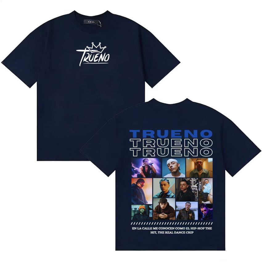 Rapper Trueno Tour Merch Tshirt Harajuku Short Sleeve Tee Shirt UnisexS Women Clothing Streetwear Gothic Cotton Tshirts Teenagers