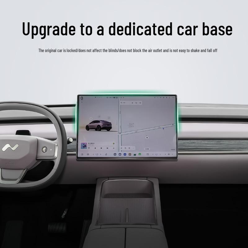 Leidao L60 Gravity Car Phone Holder - Aluminum Alloy, One-Word Design