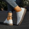 Women Casual Sneakers Outdoor Comfortable Flat Shoes Women Spring Soft Sole Walking Sneakers Female Fashion Low-Top Sport Shoes