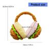 Hamburger Earmuffs For Women And Girls, Soft Fleece Lining, Adjustable Winter Ear Covers For Outdoor Use