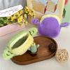 Adorable Bird Plush Coin Purse Keychain For Students Portable Organizer Gift