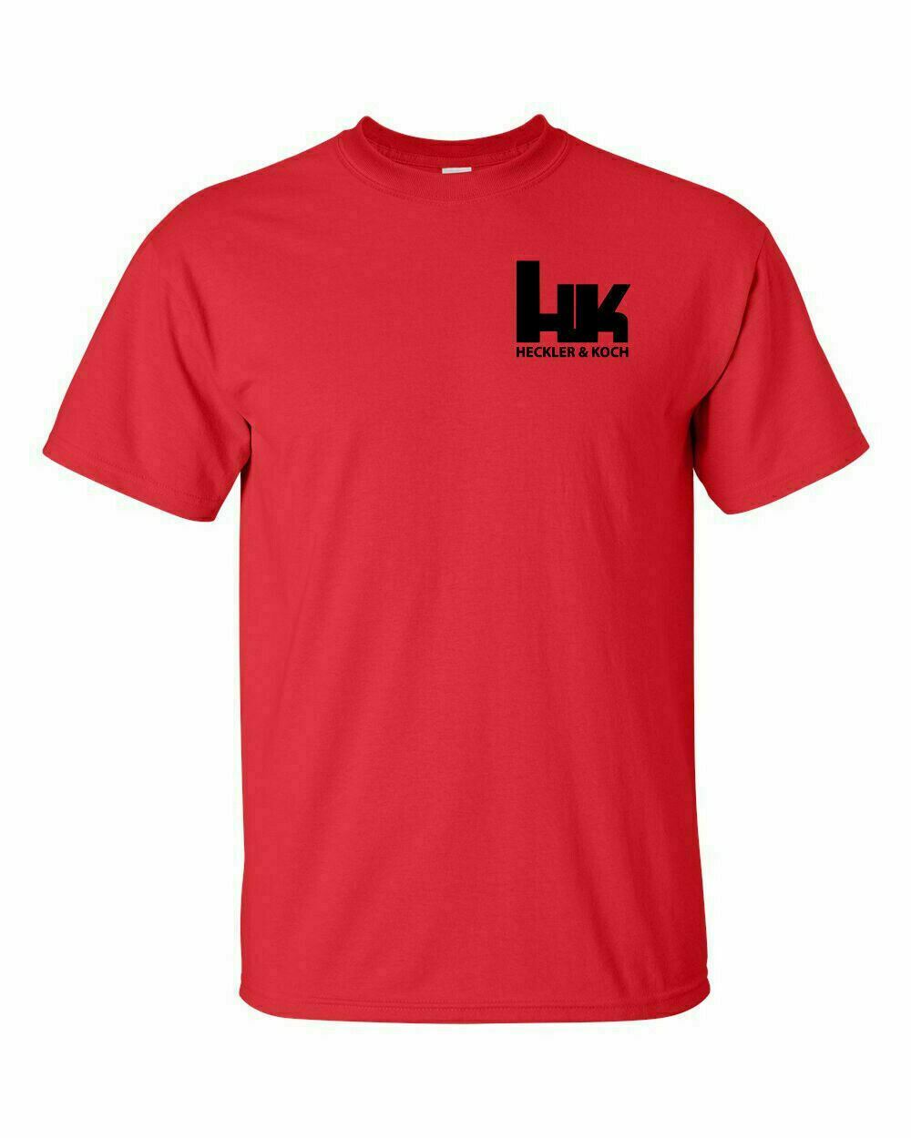 26 Heckler and Koch Black Chest Logo T Shirt 2nd Amendment Pro Gun Rifle Pistol Tee Unisex T-Shirt M