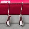 925 Sterling Silber Wassertropfen Regentropfen Tropfen Ohrringe Schmuck