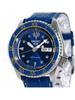 5 Deportes x Animación Nombre Conjunto Automático 24 Joyas Esfera Azul Correa de Piel de Becererro Azul Indicador de Día y Fecha Reloj para Hombre SRPF17K1