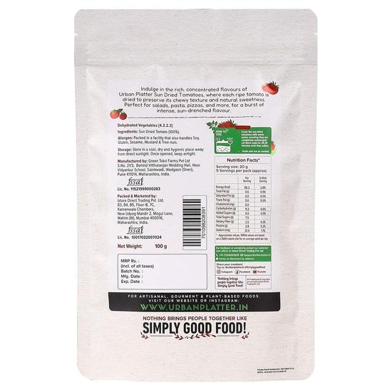 Urban Platter Sun Dried Tomato, 100g