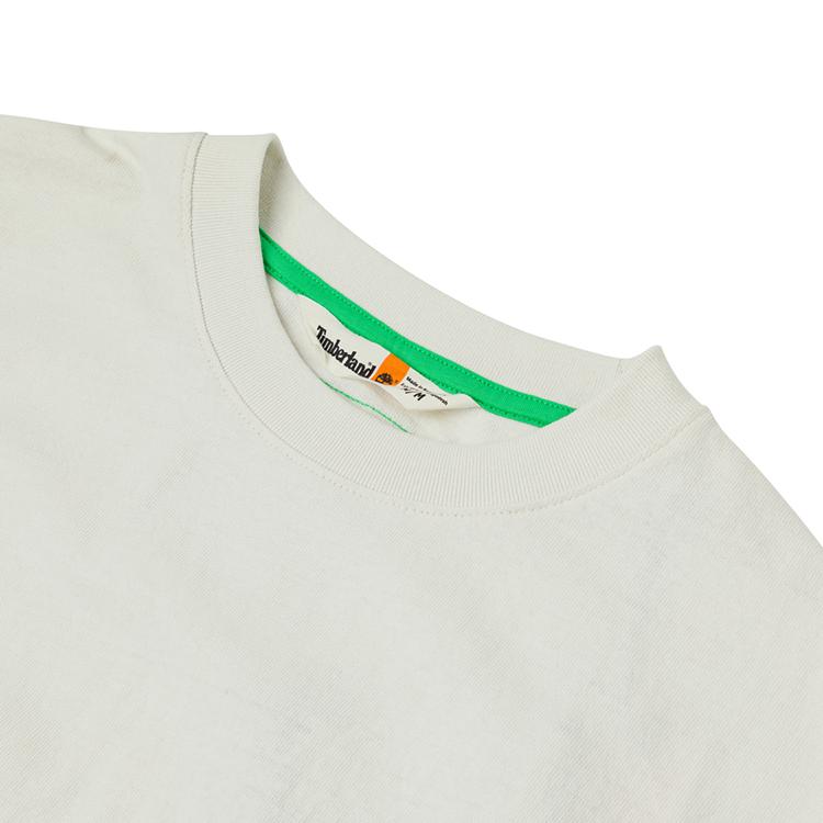 Timberland Comfortable Cotton Casual Loose T-Shirt Men tops Vintage-White A6C6VCM9