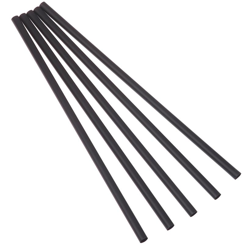 100Pcs Black Drinking Straws Plastique Straws Single Piece Paper Packaging Rietjes Flexible Party Kitchen Beverage Straws