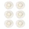 uxcell Mini Straw Hats 6-Pack, 4-inch Woven Straw Hats for Miniature Dolls, Dollhouse DIY Craft Decorative Accessories, Wood Tone, Size L