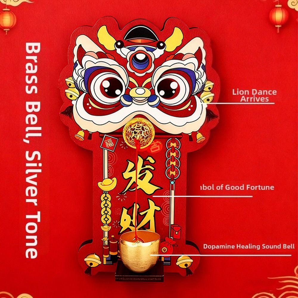 Magnetic Suction Entrance Door Bells Dopamine Chinese New Year Ornament Living Room