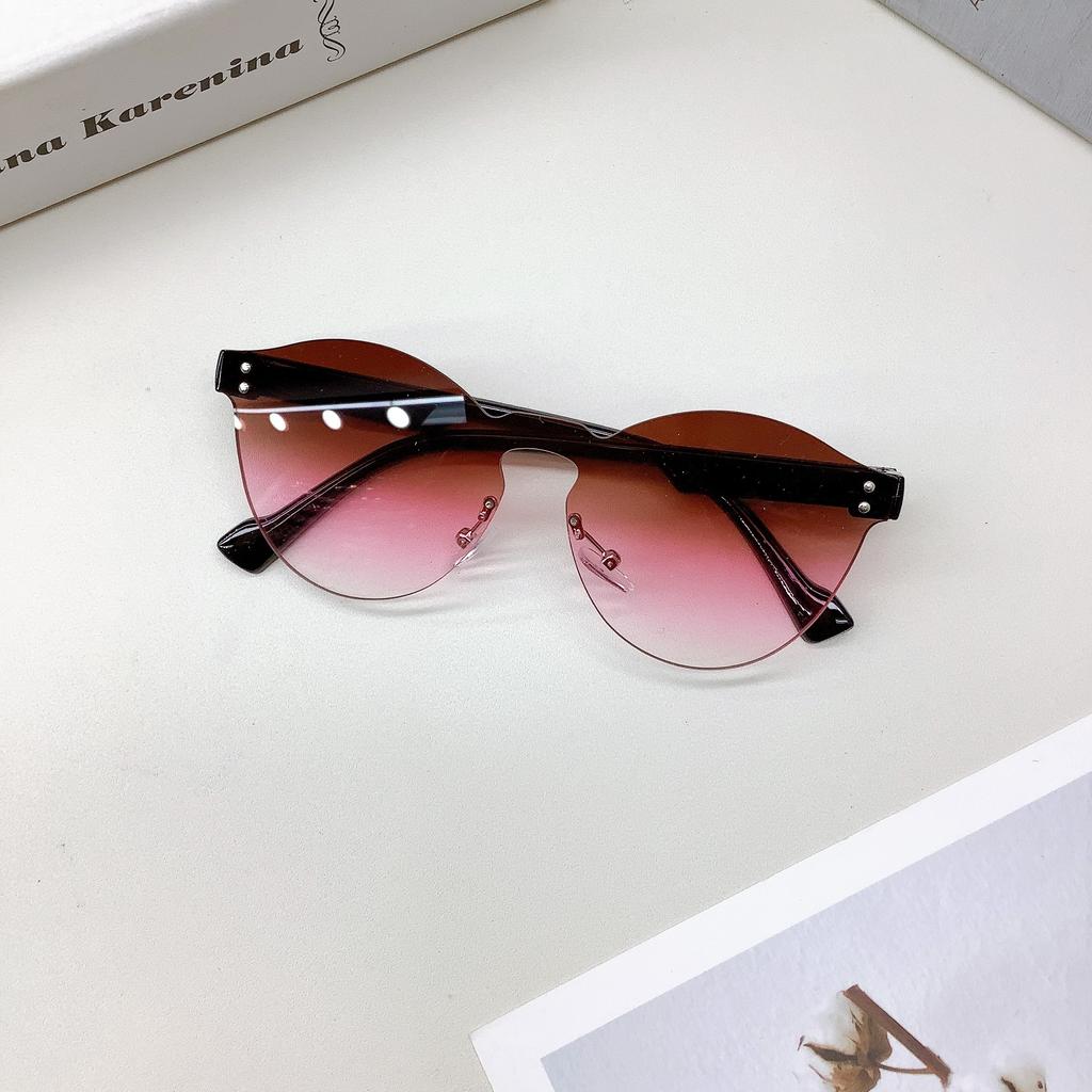Travel Sunscreen Uv Protection Children'S Sunglasses Fashionable Cute Baby Sunglasses Rimless Children'S Glasses