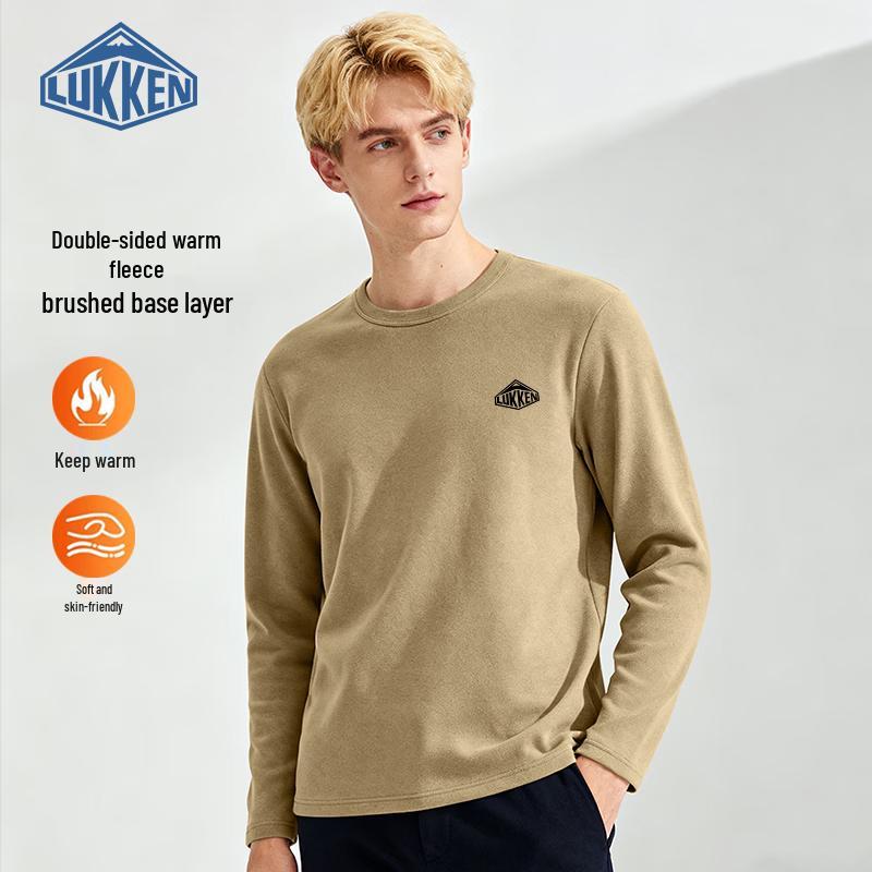 LUKKEN Men s Derong Thermal Round Neck Base Layer Top 3XL