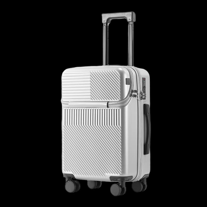 KarLot Front-Opening Rolling Suitcase